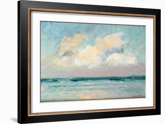 Sea Study - Morning (Oil on Panel)-Adrian Scott Stokes-Framed Giclee Print