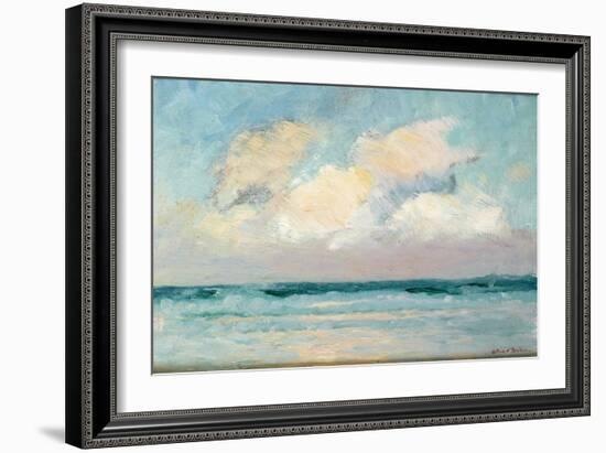 Sea Study - Morning (Oil on Panel)-Adrian Scott Stokes-Framed Giclee Print