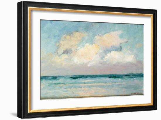 Sea Study - Morning (Oil on Panel)-Adrian Scott Stokes-Framed Giclee Print