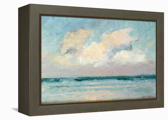 Sea Study - Morning (Oil on Panel)-Adrian Scott Stokes-Framed Premier Image Canvas