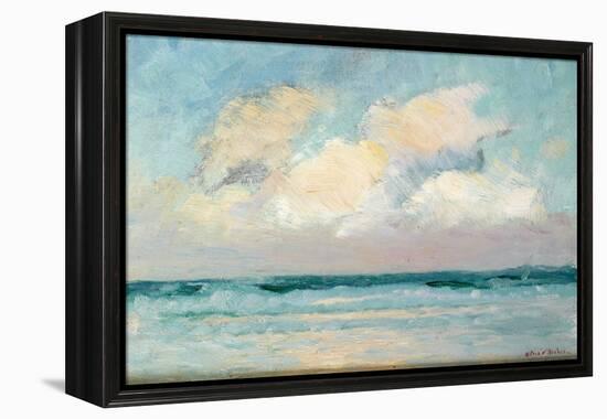 Sea Study - Morning (Oil on Panel)-Adrian Scott Stokes-Framed Premier Image Canvas