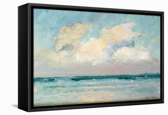 Sea Study - Morning (Oil on Panel)-Adrian Scott Stokes-Framed Premier Image Canvas