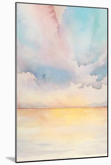 Sea Sunset Triptych II-Grace Popp-Mounted Art Print