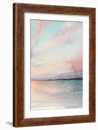 Sea Sunset Triptych III-Grace Popp-Framed Art Print