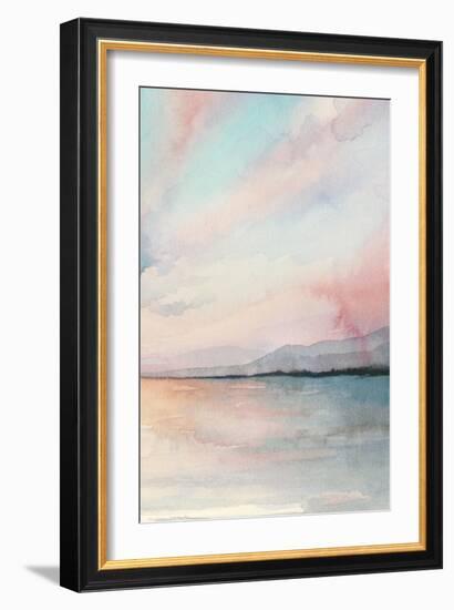 Sea Sunset Triptych III-Grace Popp-Framed Art Print