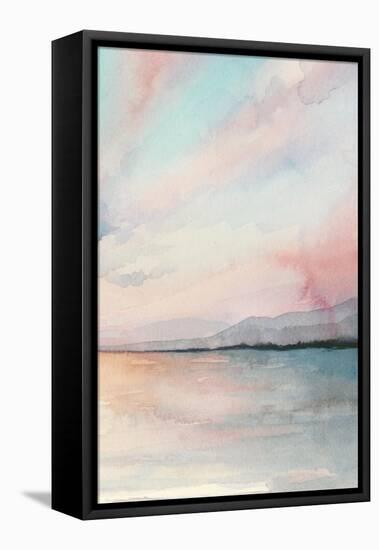Sea Sunset Triptych III-Grace Popp-Framed Stretched Canvas
