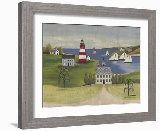 Sea to Shining Sea-Wendy Russell-Framed Art Print