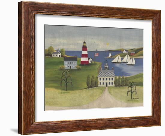 Sea to Shining Sea-Wendy Russell-Framed Art Print