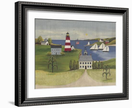 Sea to Shining Sea-Wendy Russell-Framed Art Print