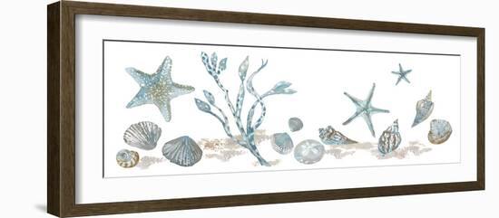 Sea Treasures - Shells-Sandra Jacobs-Framed Giclee Print