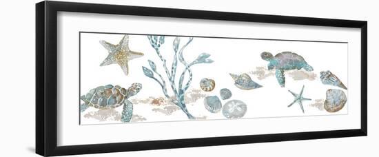 Sea Treasures - Turtles-Sandra Jacobs-Framed Giclee Print