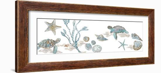 Sea Treasures - Turtles-Sandra Jacobs-Framed Giclee Print