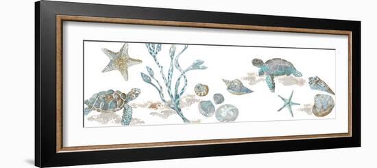 Sea Treasures - Turtles-Sandra Jacobs-Framed Giclee Print
