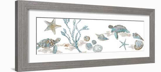 Sea Treasures - Turtles-Sandra Jacobs-Framed Giclee Print