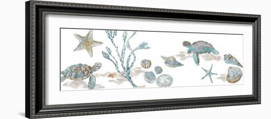 Sea Treasures - Turtles-Sandra Jacobs-Framed Giclee Print