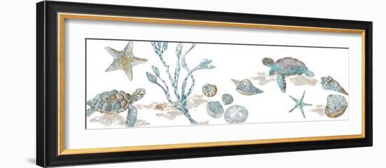 Sea Treasures - Turtles-Sandra Jacobs-Framed Giclee Print
