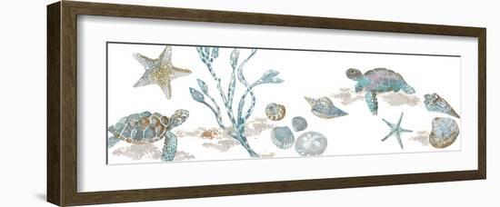 Sea Treasures - Turtles-Sandra Jacobs-Framed Giclee Print