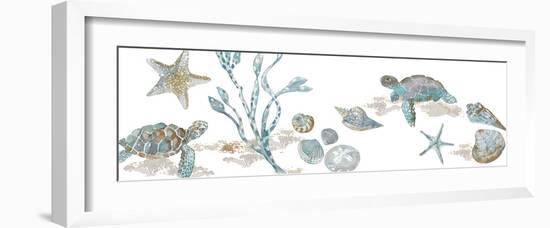 Sea Treasures - Turtles-Sandra Jacobs-Framed Giclee Print