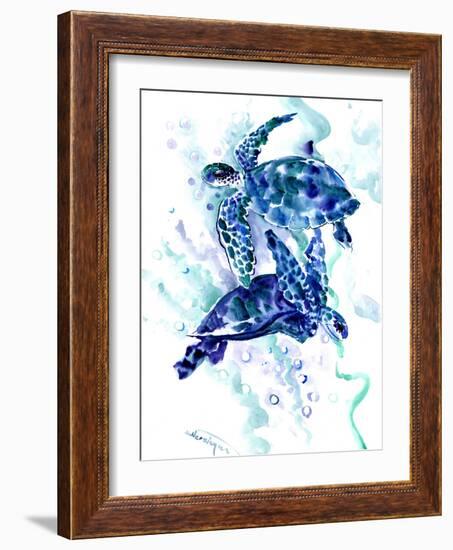 Sea Turtle 2-Suren Nersisyan-Framed Art Print