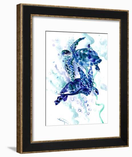 Sea Turtle 2-Suren Nersisyan-Framed Art Print