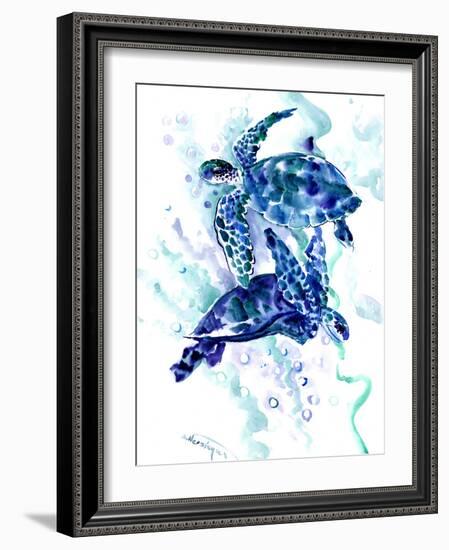 Sea Turtle 2-Suren Nersisyan-Framed Art Print