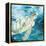 Sea Turtle Blues-Kimberly Allen-Framed Stretched Canvas