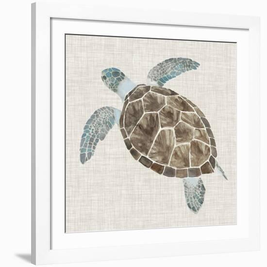 Sea Turtle II-Naomi McCavitt-Framed Art Print