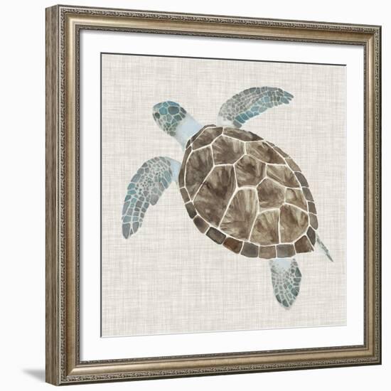 Sea Turtle II-Naomi McCavitt-Framed Art Print