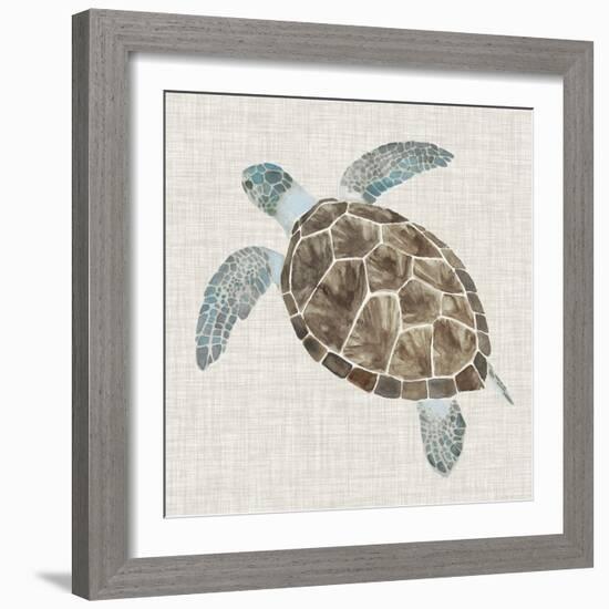 Sea Turtle II-Naomi McCavitt-Framed Art Print