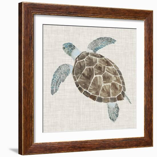 Sea Turtle II-Naomi McCavitt-Framed Art Print