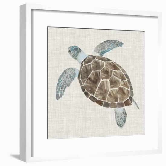 Sea Turtle II-Naomi McCavitt-Framed Art Print