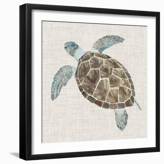 Sea Turtle II-Naomi McCavitt-Framed Art Print