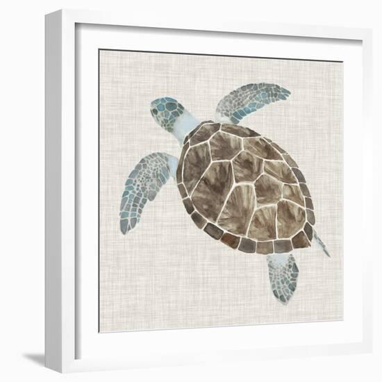 Sea Turtle II-Naomi McCavitt-Framed Art Print