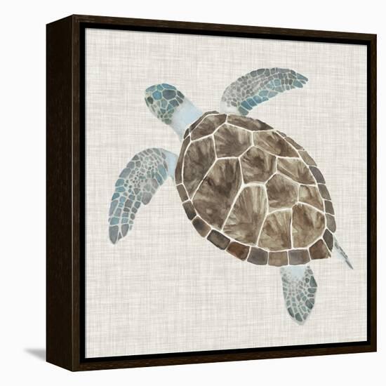 Sea Turtle II-Naomi McCavitt-Framed Stretched Canvas