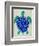 Sea Turtle in Blue– Cat Coquillette-Cat Coquillette-Framed Premium Giclee Print