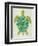 Sea Turtle in Lime-Cat Coquillette-Framed Premium Giclee Print