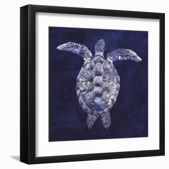 Sea Turtle Shadow I-Grace Popp-Framed Art Print