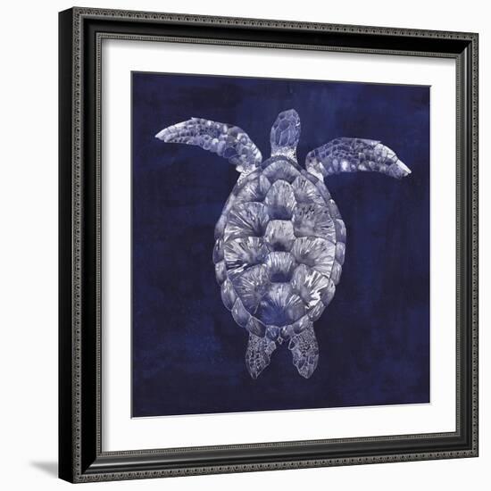 Sea Turtle Shadow I-Grace Popp-Framed Premium Giclee Print