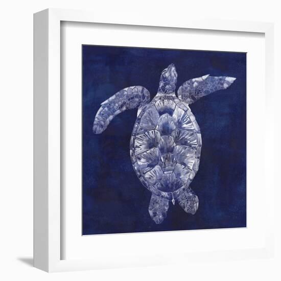 Sea Turtle Shadow II-Grace Popp-Framed Art Print