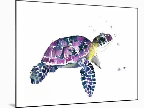 Sea Turtle-Suren Nersisyan-Mounted Art Print