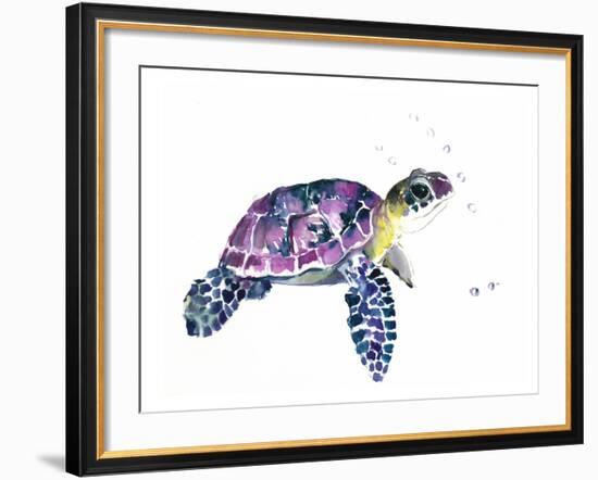 Sea Turtle-Suren Nersisyan-Framed Art Print