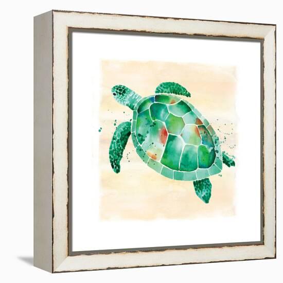 Sea Turtle-Sara Berrenson-Framed Stretched Canvas