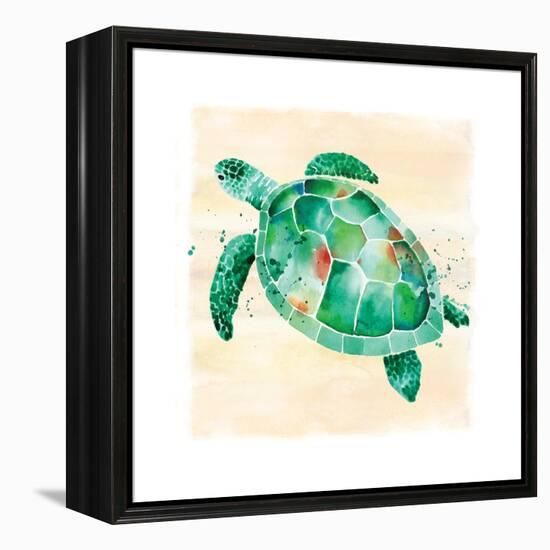 Sea Turtle-Sara Berrenson-Framed Stretched Canvas