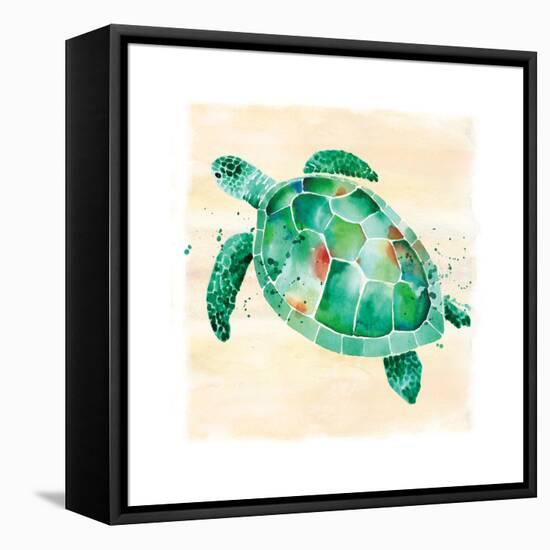 Sea Turtle-Sara Berrenson-Framed Stretched Canvas