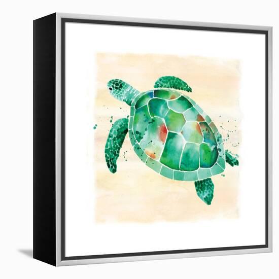 Sea Turtle-Sara Berrenson-Framed Stretched Canvas