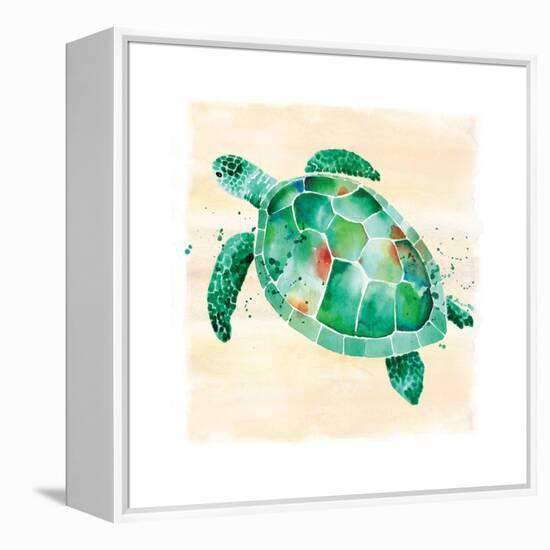 Sea Turtle-Sara Berrenson-Framed Stretched Canvas