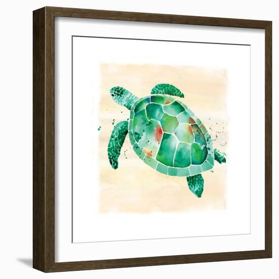 Sea Turtle-Sara Berrenson-Framed Premium Giclee Print