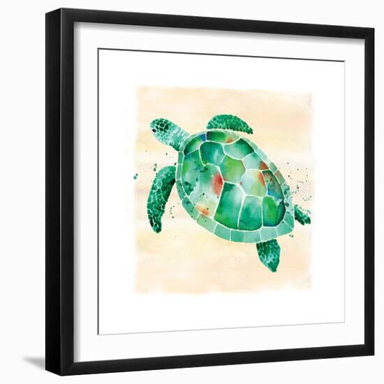 Sea Turtle-Sara Berrenson-Framed Premium Giclee Print