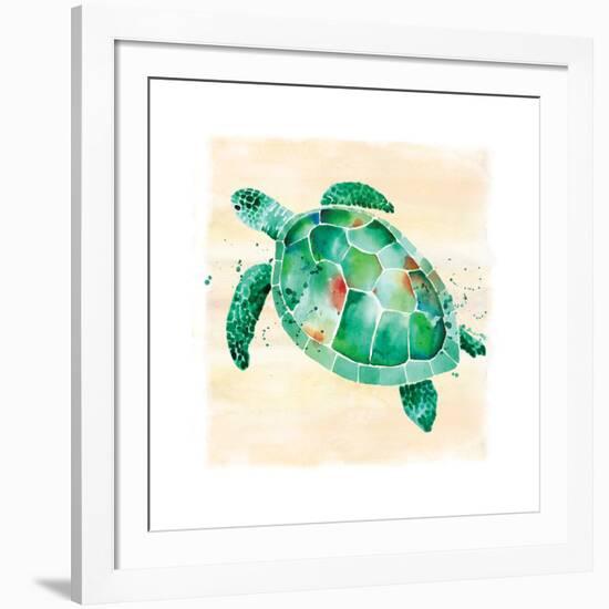 Sea Turtle-Sara Berrenson-Framed Art Print