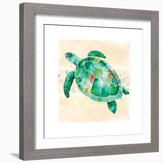 Sea Turtle-Sara Berrenson-Framed Art Print